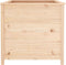 vidaXL - Plantenbak - verhoogd - 119,5x82,5x78 - cm - massief - grenenhout