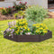 vidaXL - Plantenbak - verhoogd - 120x120x20 - cm - polypropeen