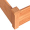 vidaXL - Plantenbak - verhoogd - 120x120x56 - cm - massief - vurenhout - bruin