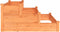vidaXL - Plantenbak - verhoogd - 120x120x56 - cm - massief - vurenhout - bruin