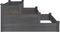 vidaXL - Plantenbak - verhoogd - 120x120x56 - cm - massief - vurenhout - grijs