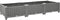 vidaXL - Plantenbak - verhoogd - 120x40x23 - cm - polypropeen
