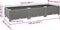 vidaXL - Plantenbak - verhoogd - 120x40x23 - cm - polypropeen