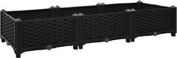 vidaXL - Plantenbak - verhoogd - 120x40x23 - cm - polypropyleen