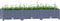 vidaXL - Plantenbak - verhoogd - 120x40x23 - cm - polypropyleen