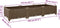vidaXL - Plantenbak - verhoogd - 120x40x23 - cm - polypropyleen