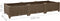 vidaXL - Plantenbak - verhoogd - 120x40x23 - cm - polypropyleen
