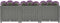 vidaXL - Plantenbak - verhoogd - 120x40x38 - cm - polypropeen