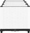 vidaXL - Plantenbak - verhoogd - 120x40x38 - cm - polypropeen
