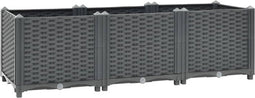 vidaXL - Plantenbak - verhoogd - 120x40x38 - cm - polypropyleen