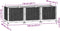 vidaXL - Plantenbak - verhoogd - 120x40x38 - cm - polypropyleen