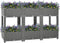 vidaXL - Plantenbak - verhoogd - 120x40x71 - cm - polypropeen