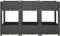 vidaXL - Plantenbak - verhoogd - 120x40x71 - cm - polypropyleen