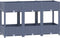 vidaXL - Plantenbak - verhoogd - 120x40x71 - cm - polypropyleen