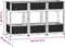 vidaXL - Plantenbak - verhoogd - 120x40x71 - cm - polypropyleen