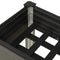 vidaXL - Plantenbak - verhoogd - 120x40x75 - cm - HKC - grijs