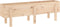 vidaXL - Plantenbak - verhoogd - 121x30x38 - cm - massief - grenenhout