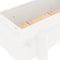 vidaXL - Plantenbak - verhoogd - 121x30x38 - cm - massief - grenenhout - wit