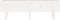 vidaXL - Plantenbak - verhoogd - 121x30x38 - cm - massief - grenenhout - wit