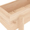 vidaXL - Plantenbak - verhoogd - 121x30x38 - cm - massief - grenenhout