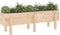 vidaXL - Plantenbak - verhoogd - 121x30x38 - cm - massief - grenenhout