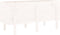 vidaXL - Plantenbak - verhoogd - 121x50x57 - cm - massief - grenenhout - wit