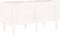 vidaXL - Plantenbak - verhoogd - 121x50x57 - cm - massief - grenenhout - wit