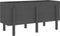 vidaXL - Plantenbak - verhoogd - 121x50x57 - cm - massief - grenenhout - grijs