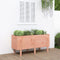 vidaXL - Plantenbak - verhoogd - 121x50x57 - cm - massief - douglashout
