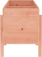 vidaXL - Plantenbak - verhoogd - 121x50x57 - cm - massief - douglashout