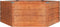 vidaXL - Plantenbak - verhoogd - 129x129x45 - cm - cortenstaal - roestig