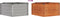 vidaXL - Plantenbak - verhoogd - 129x129x45 - cm - cortenstaal - roestig