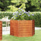 vidaXL - Plantenbak - verhoogd - 129x129x77 - cm - cortenstaal - roestig