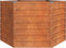 vidaXL - Plantenbak - verhoogd - 129x129x77 - cm - cortenstaal - roestig