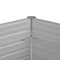 vidaXL - Plantenbak - verhoogd - 129x129x77cm - gegalvaniseerd - staal - antraciet