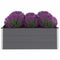 vidaXL - Plantenbak - verhoogd - 150x100x54 - cm - HKC - grijs