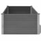 vidaXL - Plantenbak - verhoogd - 150x100x54 - cm - HKC - grijs