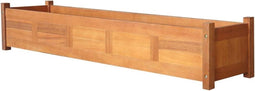 vidaXL - Plantenbak - verhoogd - 150x30x25 - cm - acaciahout