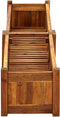 vidaXL - Plantenbak - verhoogd - 150x30x25 - cm - acaciahout