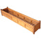 vidaXL - Plantenbak - verhoogd - 150x30x25 - cm - acaciahout