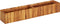 vidaXL - Plantenbak - verhoogd - 150x30x25 - cm - massief - acaciahout
