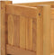 vidaXL - Plantenbak - verhoogd - 150x30x25 - cm - massief - teakhout