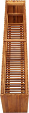vidaXL - Plantenbak - verhoogd - 150x30x50 - cm - massief - acaciahout