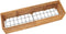 vidaXL - Plantenbak - verhoogd - 150x40x38 - cm - gerecycled - teakhout - en - staal