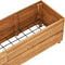 vidaXL - Plantenbak - verhoogd - 150x40x38 - cm - gerecycled - teakhout - en - staal