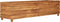 vidaXL - Plantenbak - verhoogd - 150x40x38 - cm - gerecycled - teakhout - en - staal