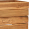 vidaXL - Plantenbak - verhoogd - 150x40x38 - cm - gerecycled - teakhout - en - staal