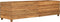 vidaXL - Plantenbak - verhoogd - 150x40x38 - cm - gerecycled - teakhout - en - staal