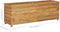 vidaXL - Plantenbak - verhoogd - 150x40x55 - cm - gerecycled - teakhout - en - staal