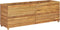 vidaXL - Plantenbak - verhoogd - 150x40x55 - cm - gerecycled - teakhout - en - staal